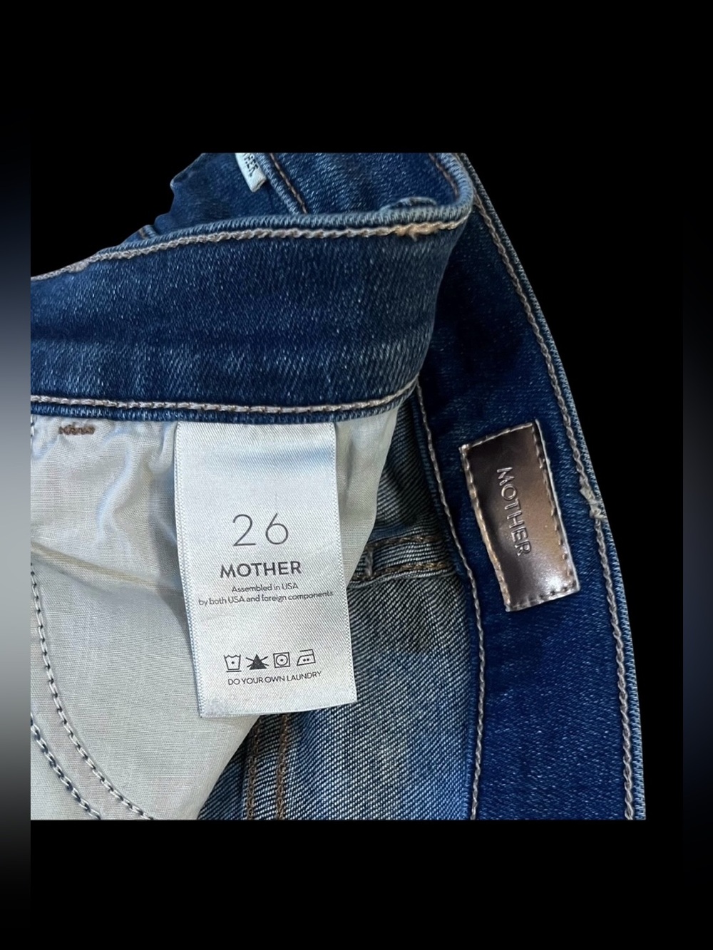 MOTHER Hustler Ankle Fray, Size 26 - Picture 13 of 16